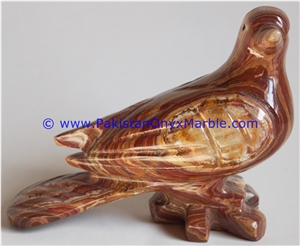 Onyx Carved Onyx Dove Statue