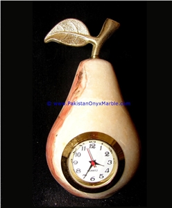 Onyx Pear Shaped Clocks