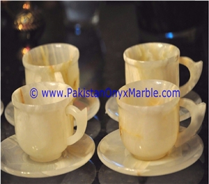 Onyx Tea Cup and Saucer Set Tea Coffee Accessories