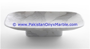 Ziarat White Marble Fruit Bowls Ziarat Carrara White