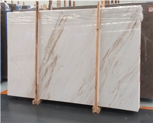 White Marble Flooring &Walling,Ariston Marble Slab