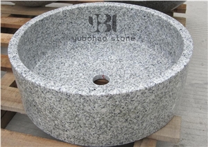Bianco Carrara Round Basins Polished Wash Bowls