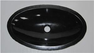 Black Round Wash Basin Bathroom Sink Wash Bowl