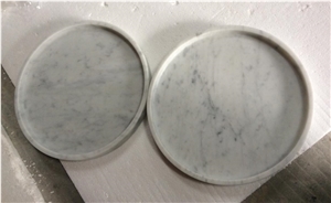 Carrara White for Tea Coaster/Kitchen Trays/Plates
