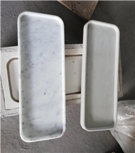 Carrara White, Marble, Bathroom Toothbrush Holders