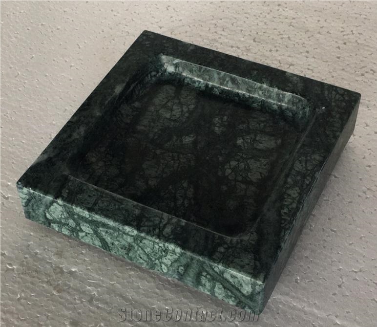 Dark Green Marble/Kitchen Accessory/Tea Trays