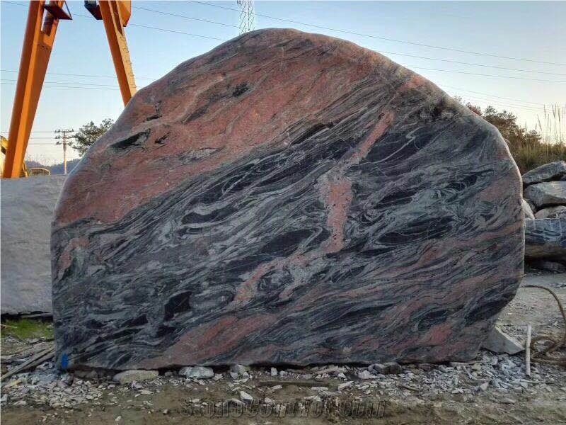 Fansty Red/Cano Red Granite Slabs, Building Stone