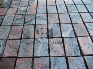Fansty Red/Cano Red Granite Tiles, Paving Stone