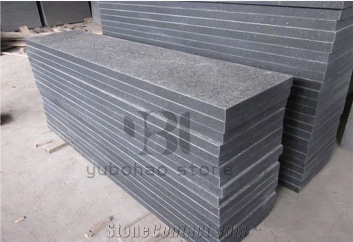 Flamed G684 Basalt Tiles for Garden Floor Paving