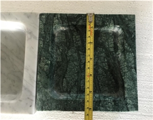 Natural Dark Green Marble for Bathroom Accessories
