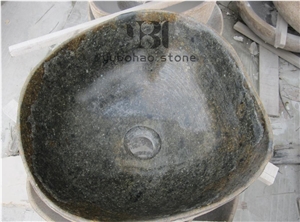 Natural Oval Basin Bathroom Decor,Cast Stone Basin