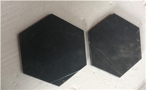 New Dark Green Marble,Round/Hexagonal Kitchen Tray