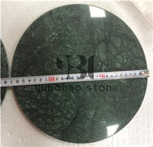 New Dark Green Marble,Round Hexagonal Kitchen Tray