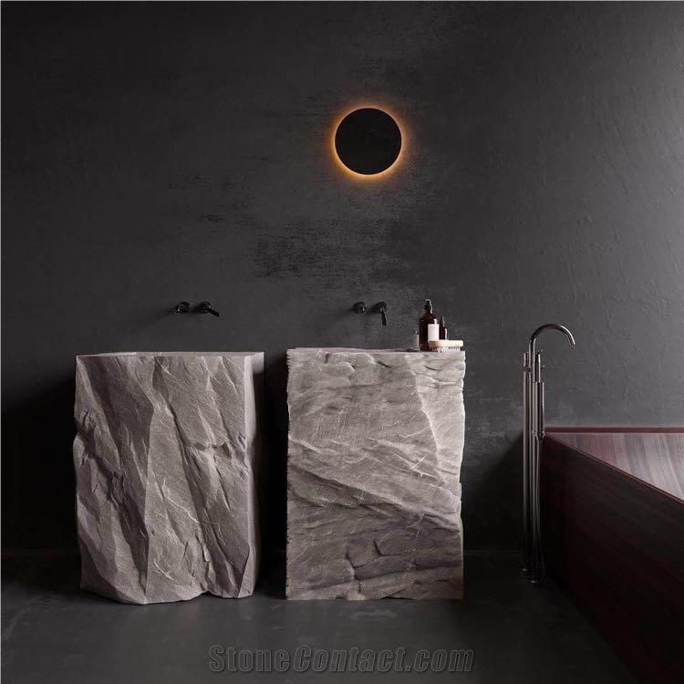 Marble Basins with Natural Surface