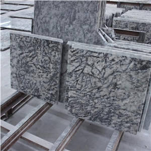 Classical White Granite Prefab Kitchen Countertop