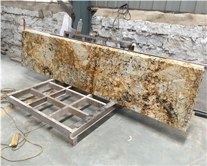Delicatus Gold Granite Kitchen Bar Top