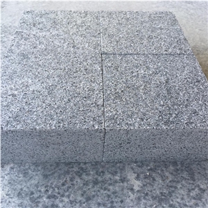 Drak Grey G654 Granite Cube Stone
