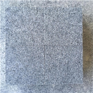 Drak Grey G654 Granite Cube Stone