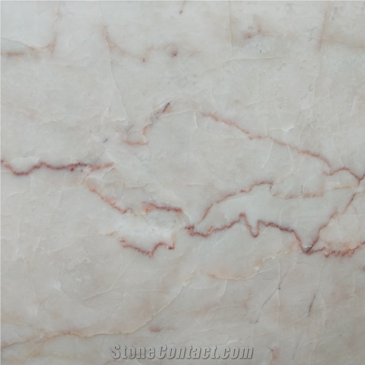 French White and Pink Jade Stone