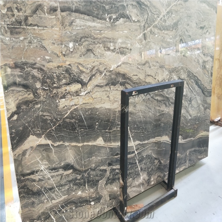 Italy Polished Venice Brown Marble Slabs