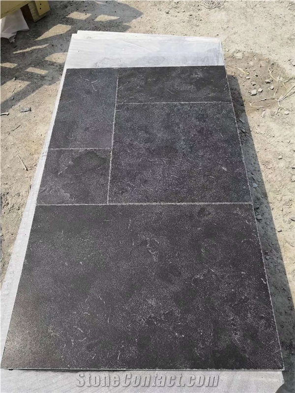 China Black Spot Limestone Slabs,Wall Floor Tiles