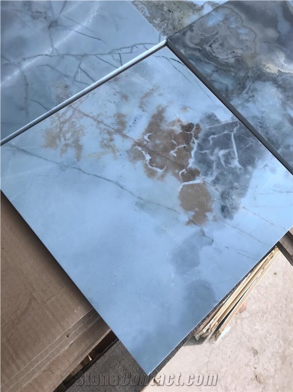 China Duke Blue Marble Slabs,Ink and Wash Tiles