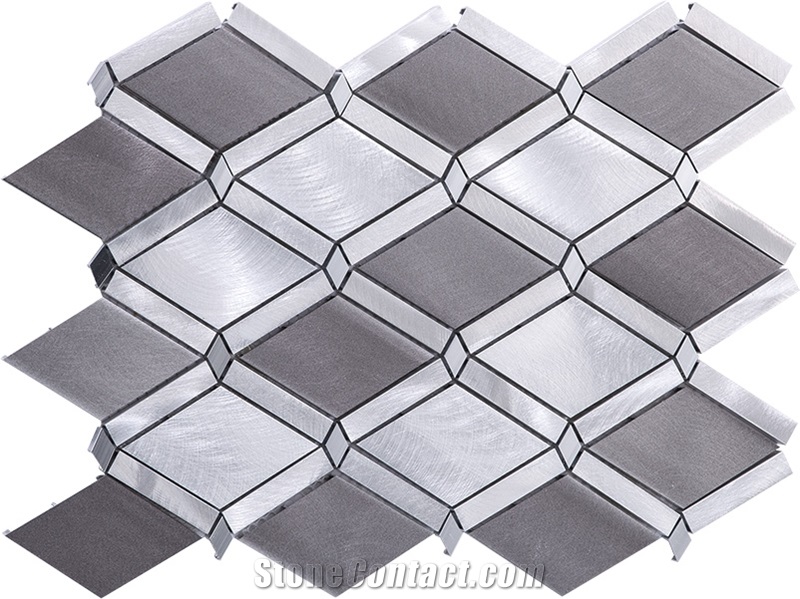Colorful Square Shape Stainless Mosaic