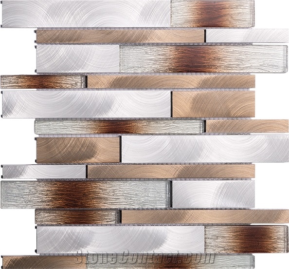 High Quality Linear Stainless Steel Mosaic