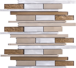 Interior Wall Decoration Metal Mosaic