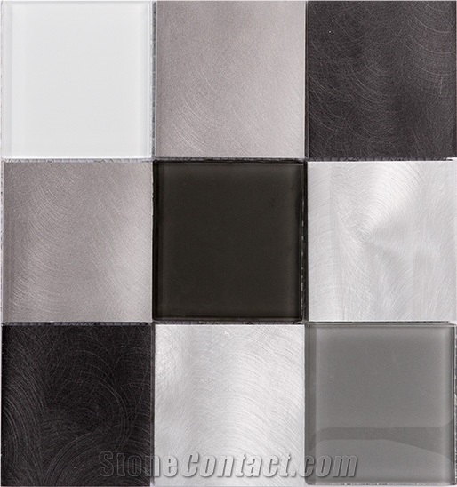 Random Strip Aluminum Shaped Wall Tile