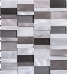 Wall Colour Stainless Steel Metal Mosaic