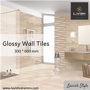 Glossy Ceramic Wall Tiles - 300 X 450mm