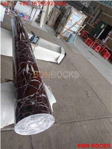 High Quality Rosso Levanto Marble Column