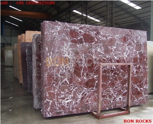 Rosso Levanto Marble Slabs for Tiles