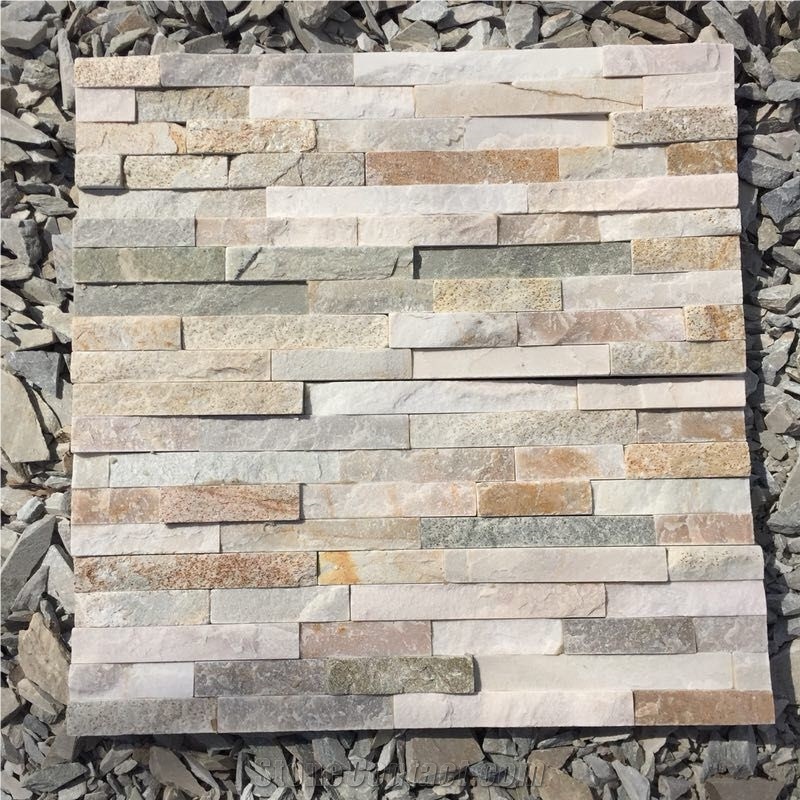 China Natural Beige Color Culture Stone Slate