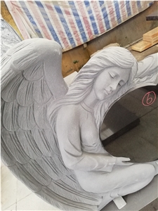 Europe Customization Angel Style Tombstone