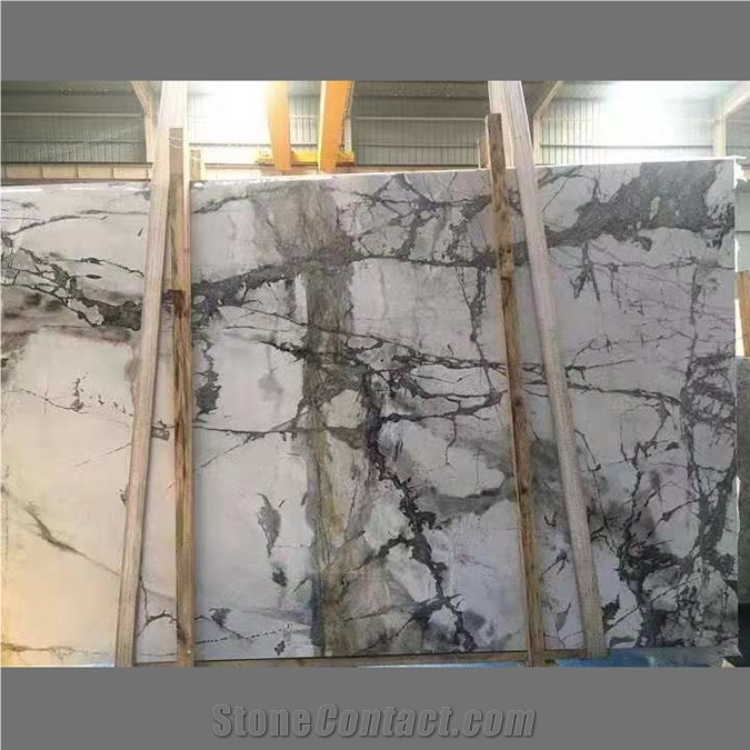 Invisible Grey Marble Flooring Slabs