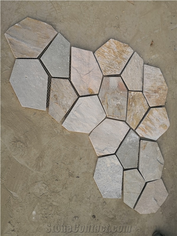 Polygonal Slate Kavalas Flagstone