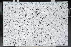 White Cement Terrazzo Slabs Flooring Application