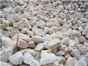 White Marble Poland, Not Clear White Crushed Stone