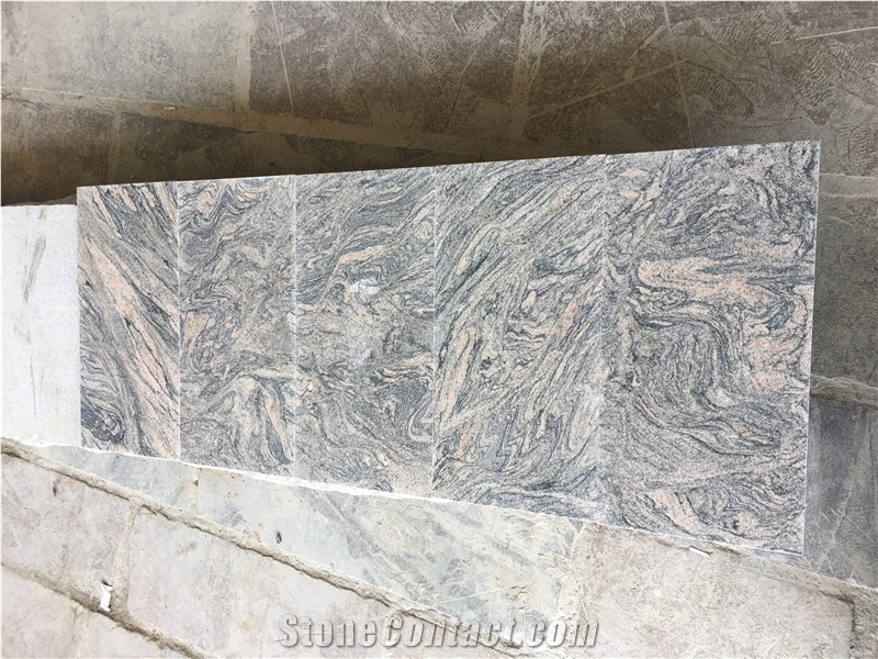 African Tropicale Juparana Grey Granite Slabs Tile