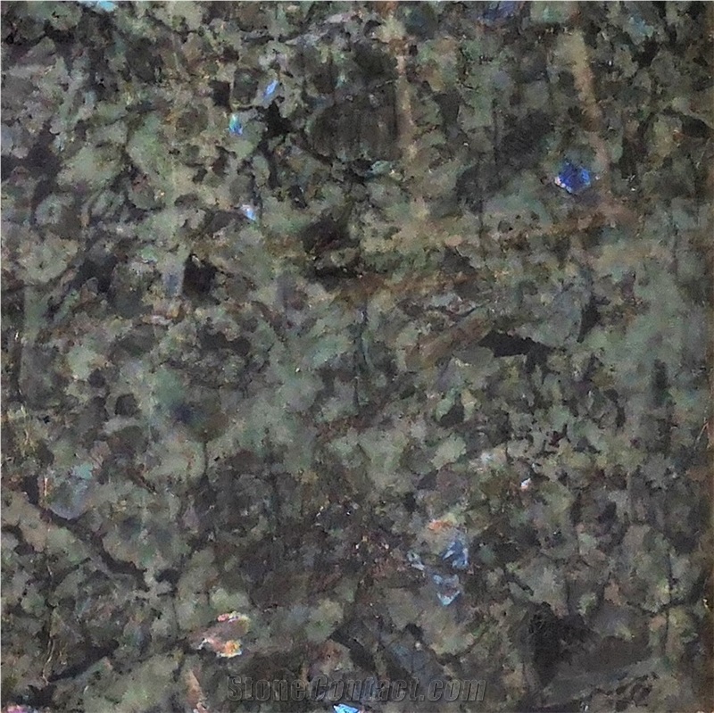 Aphrodite Labradorite Green Blue Granite Slab