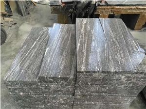 China Gray Landscape Pattern Granite Slab Tiles