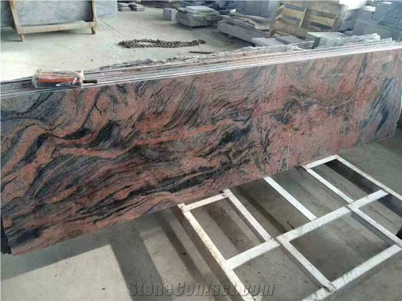 China Multicolor Red Granite Slabs Wall Floor Tile