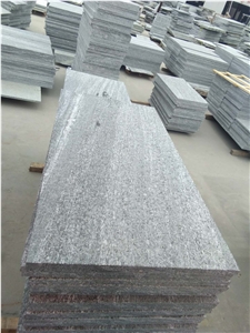 Chinese Wood Grain Grey Granite Slabs Tiles