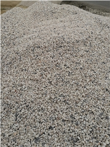 Crushed White Calcite Gravel Aggregates for Sale