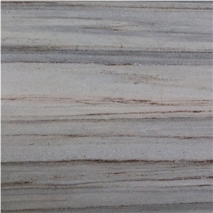 Crystal White Wood Grain Marble Slabs Floor Tiles