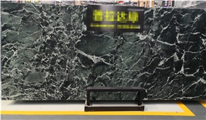 Polished Italy Verde Alpi Scuro Green Marble Slabs