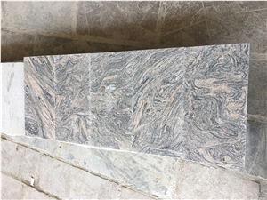 Juparana Grey Capella Pink Granite Slabs Tiles