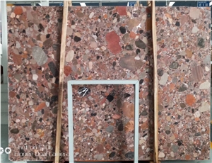 Luxury Polished Colorful Red Granite Slabs Price